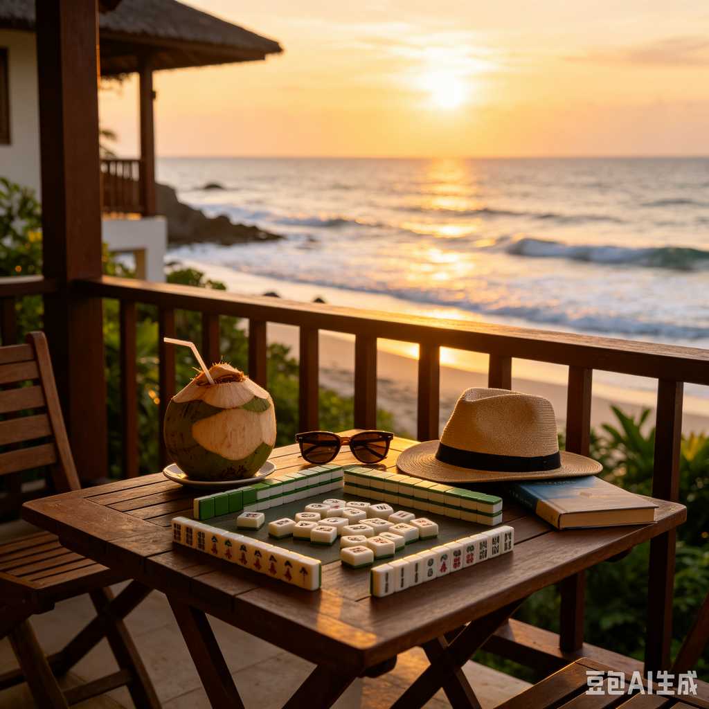 transparent mini mahjong set