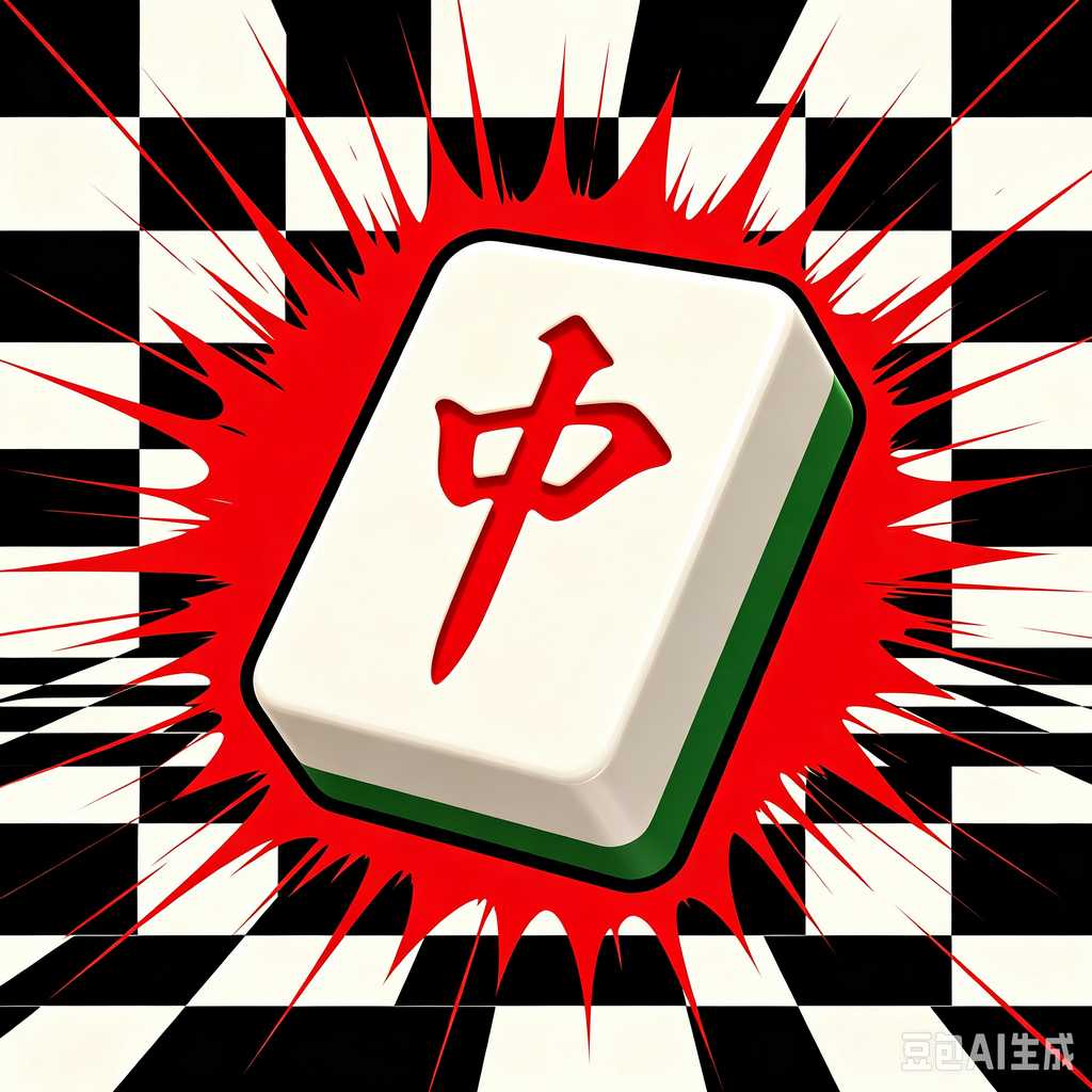 retro text mahjong tiles