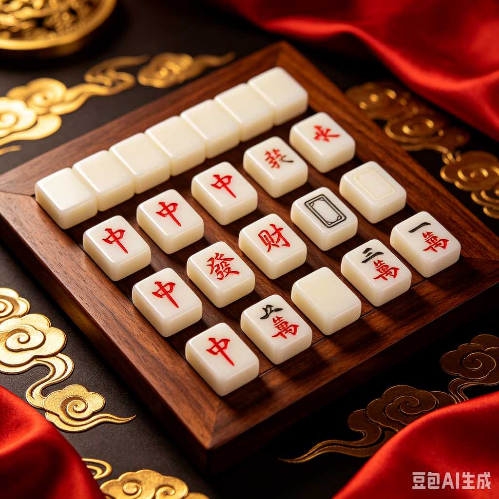 fine carving mahjong set