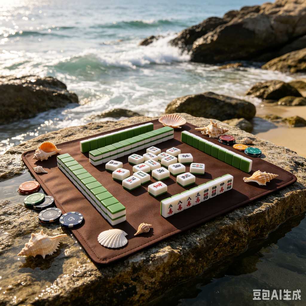 mini mahjong tiles keychain